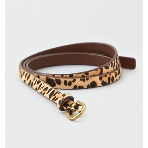 American Eagle leopard belt